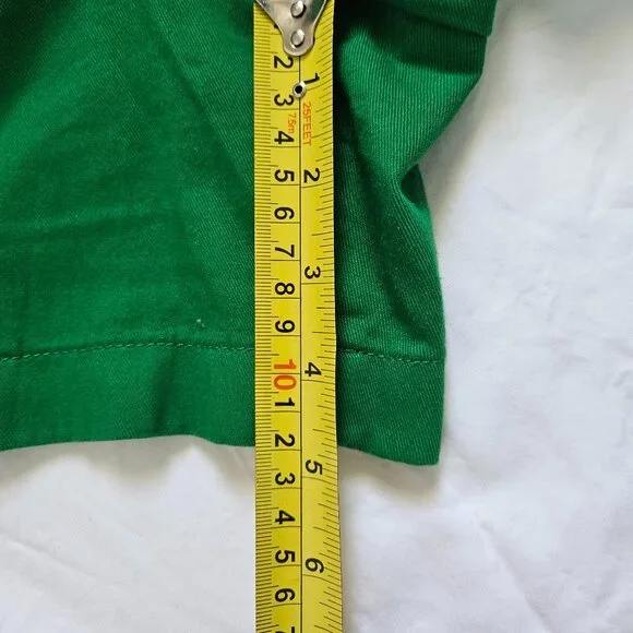 J. Crew 5 Inch Green Cotton Short Size 12 NWOT - Picture 4 of 7